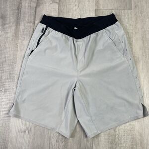 Ten Thousand The Interval Shorts Men Medium Gray Lined Gym Casual 9" Inseam T